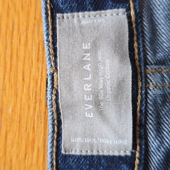 Everlane, The 90's Way-High Jean, Blue, EUC, Women's 28 Long - Picture 4 of 16